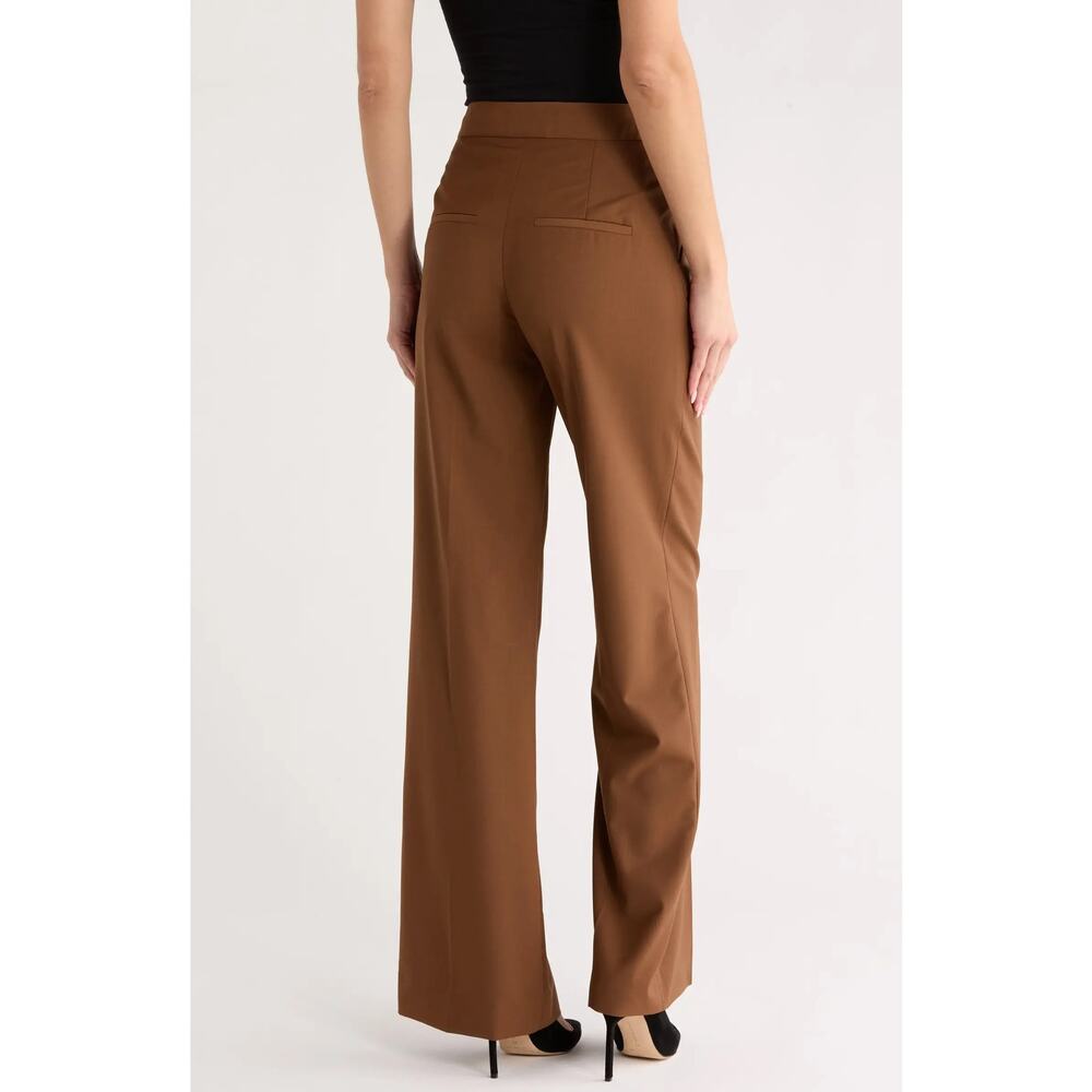 Veronica Beard Brown Wide-Leg Trousers - Picture 2 of 8